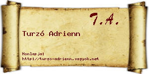 Turzó Adrienn névjegykártya